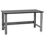 BenchPro Roosevelt Workbench, 1" Phenolic Top, 1,200 lb Cap., Gray